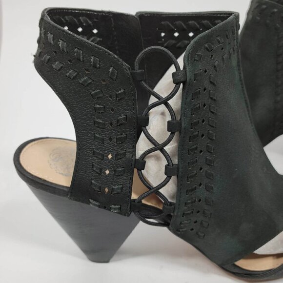 Vince Camuto  Black Leather Sandals  #136  Size 11M/43 - Picture 2 of 12